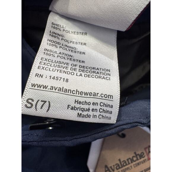 Avalanche Navy Blue Cargo Ski Pants Girls Size 7 Insulated Waterproof NWT - Picture 8 of 8